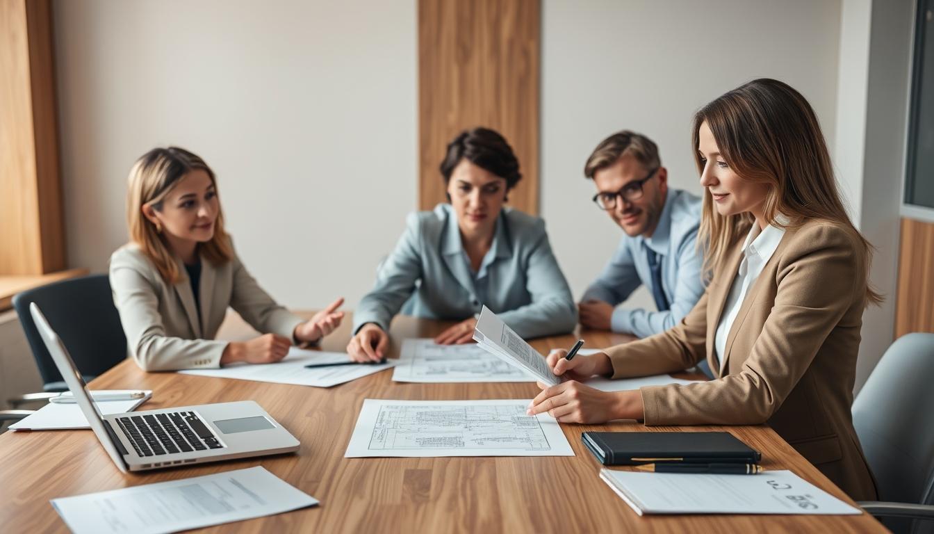 Family elder care planning discussion